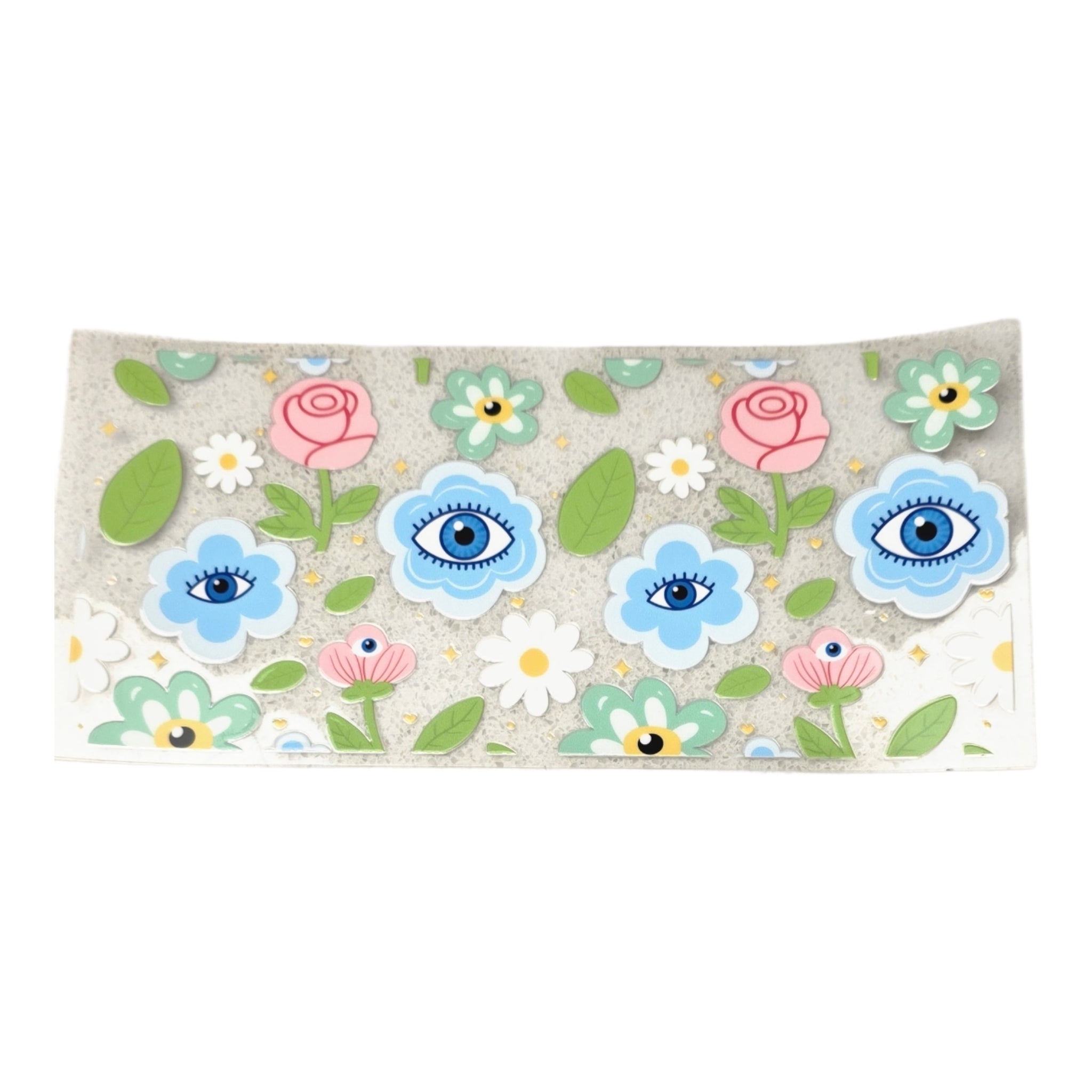 EYE AND FLOWERS