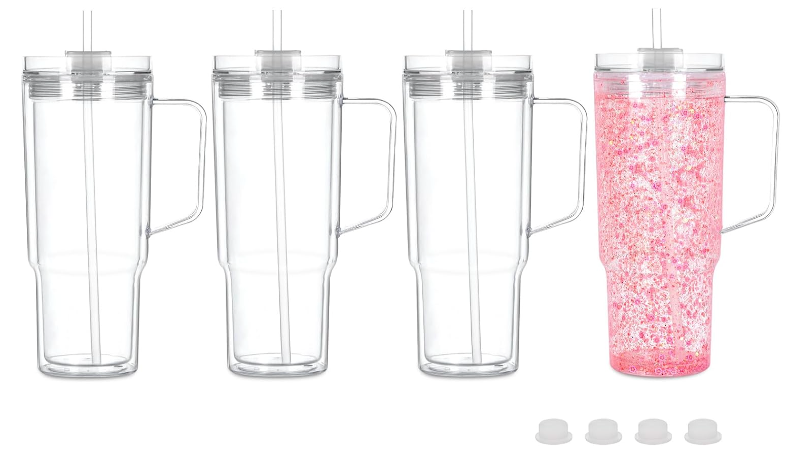 40oz  Clear Tumbler